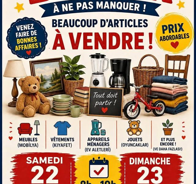 Vente garage .Grand Bazar à Laval - Meubles, Vêtements, Électroménagers et Jouets