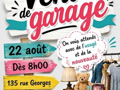 Vente de garage à Pierreville