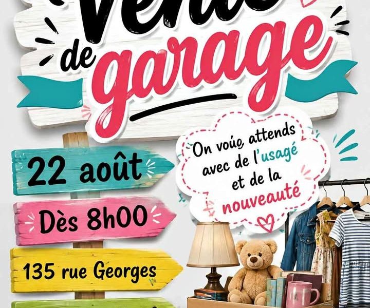 Vente de garage à Pierreville