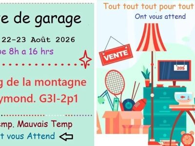 Vente de garage
