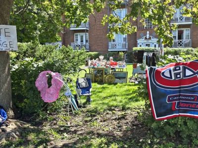 Vente de garage à Montréal