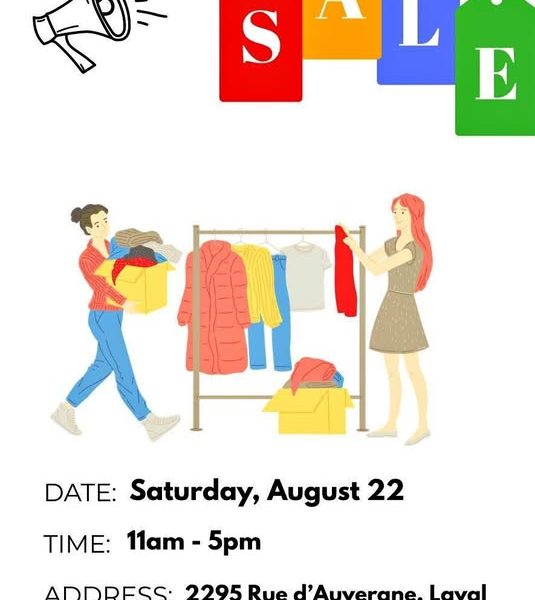 Garage Sale August 22nd