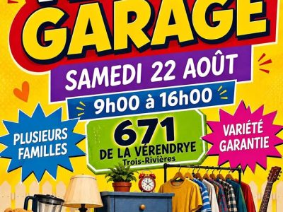 Vente de Garage à Trois-Rivières