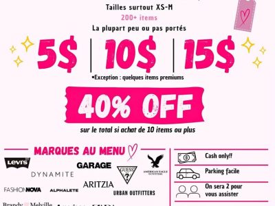 💗 VENTE DE GARAGE à Montréal💗