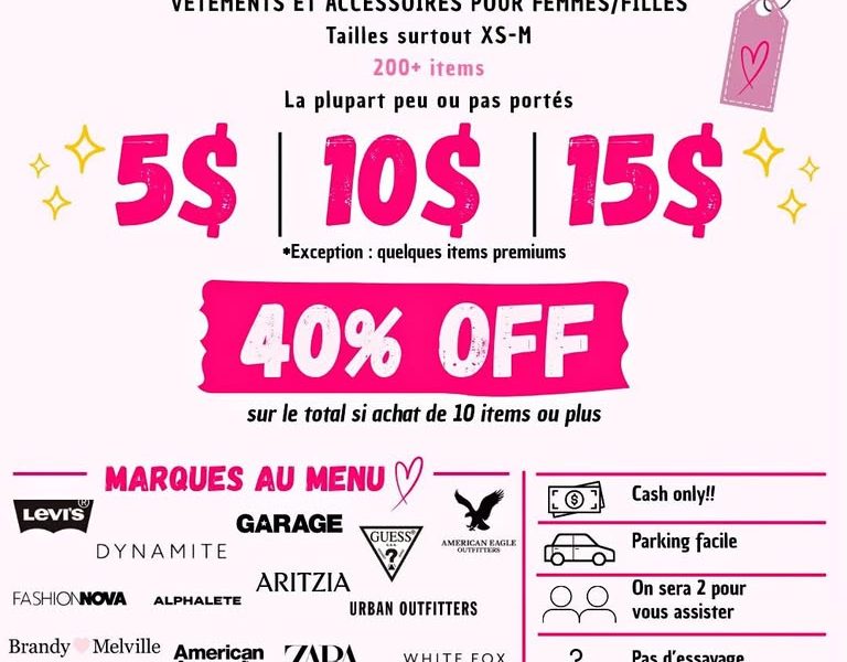 💗 VENTE DE GARAGE à Montréal💗