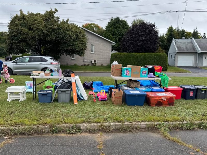 Vente de garage à Shawinigan