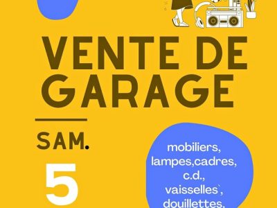 vente de garage à Saint-François-du-Lac