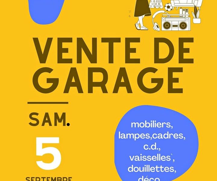 vente de garage à Saint-François-du-Lac