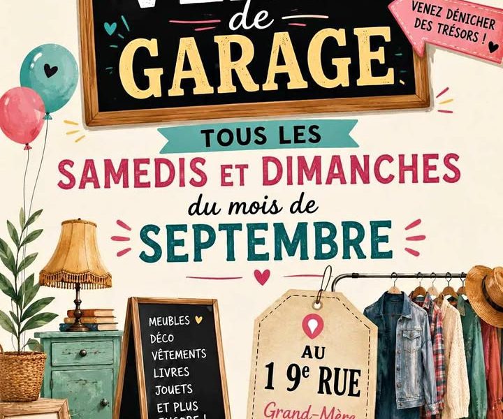 Vente de garage à Shawinigan