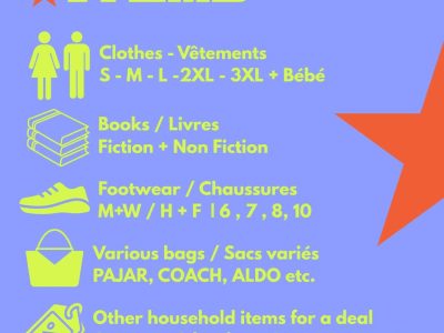 7 SEPTEMBRE 🎉Garage Sale - Vente de Garage à Lachine