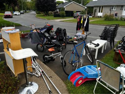 Vente de garage à Trois-Rivières