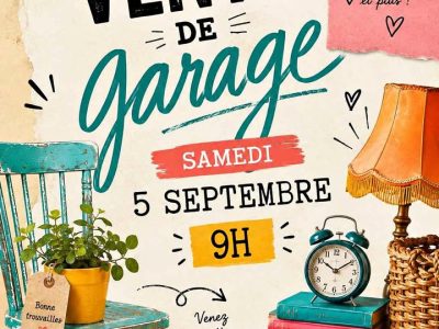 Vente de garage 5 septembre à Trois-Rivières