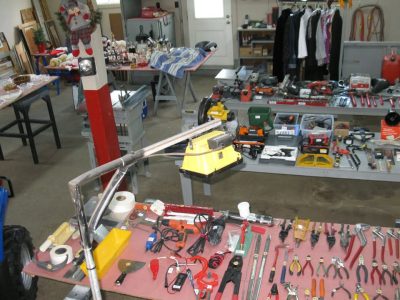 Vente de garage à Trois-Rives
