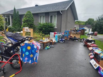 Vente de garage à Trois-Rivières