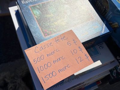 Vente de garage à Saint-Lambert