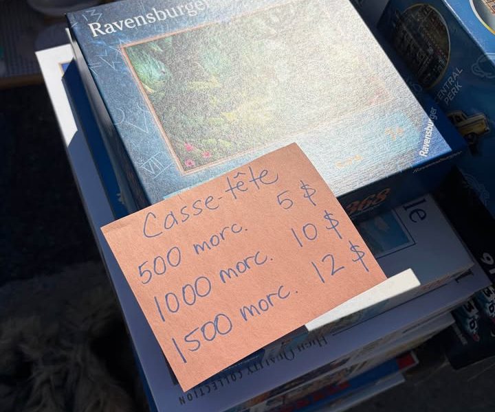 Vente de garage à Saint-Lambert