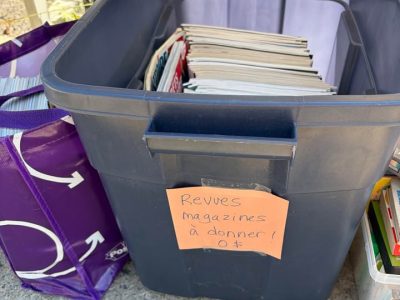 Vente de garage à Saint-Lambert