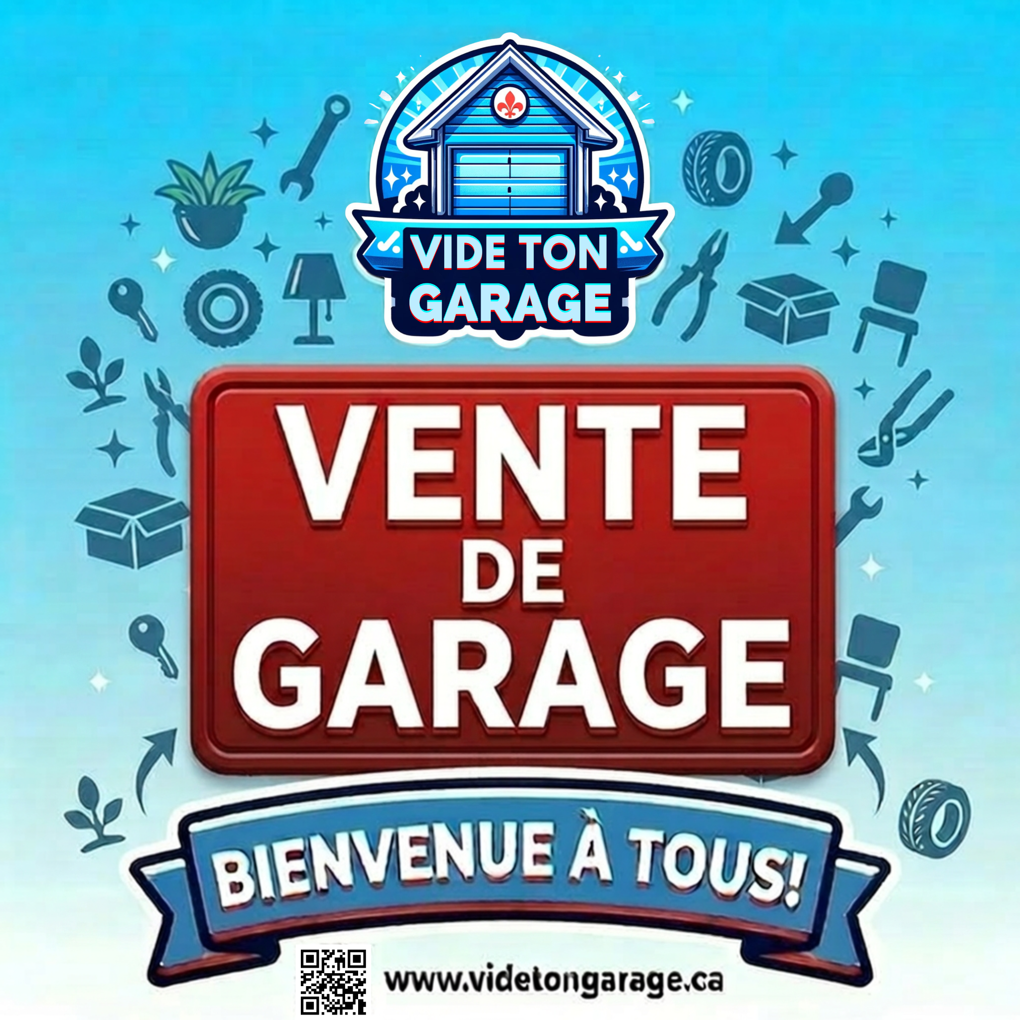Vente de garage à Terrebonne
